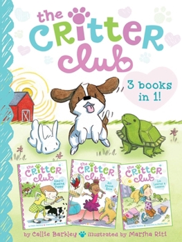 Paperback Critter Club 3 Books in 1!: Amy and the Missing Puppy; All about Ellie; Liz Learns a Lesson Book