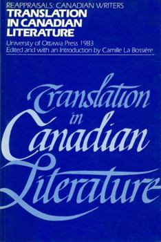 Paperback Translation in Canadian Literature Book