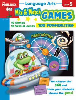Paperback Mix & Match Games: Language Arts (Gr. 5) Book