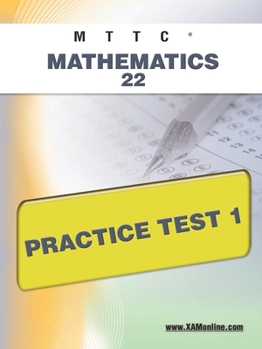 Paperback Mttc Mathematics 22 Practice Test 1 Book