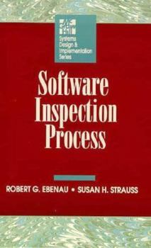 Hardcover Software Inspection Process (McGraw Hill Systems Design and Implementation Series) Book