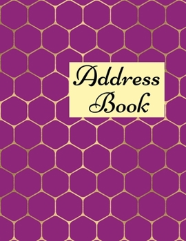 Address Book: Contacts Book, Alphabetical Address Book, Important Dates Tracker - 8.5x11 Inch