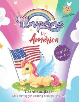 Unicorn coloring book for kids ages 4-8: learn European flags while having fun coloring beautiful unicorns. Gentle discipline