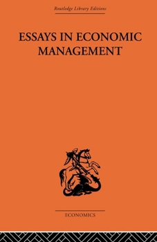 Paperback Essays in Economic Management Book