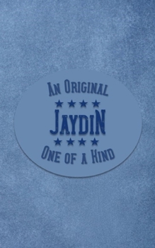 Paperback Jaydin: Personalized Writing Journal for Men Book