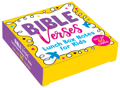 Misc. Bible Verses Lunch Box Notes for Kids (60 Cards) Book