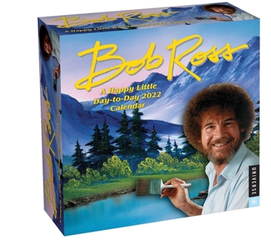 Calendar Bob Ross: A Happy Little Day-To-Day 2022 Calendar Book