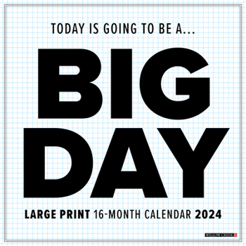 Calendar Big Day 2024 12 X 12 Wall Calendar Book