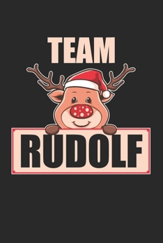 Paperback Merry Christmas Team Rudolf: Calendar, weekly planner, diary, notebook, book 105 pages in softcover. One week on one double page. For all appointme Book