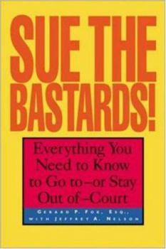 Paperback Sue the Bastards! Book