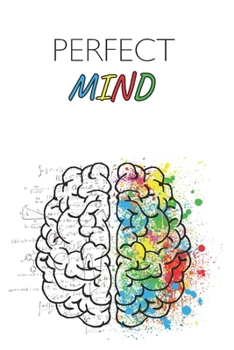 Perfect Mind: Notebook 120 Lined Pages notebook, Great Gift for Graduates, Gift for Birthday, Brain, Pink, Christmas, Blank Collage Ruled Pages (dumsies)