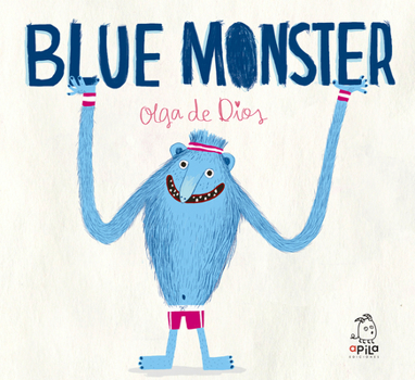 Hardcover Blue Monster Book