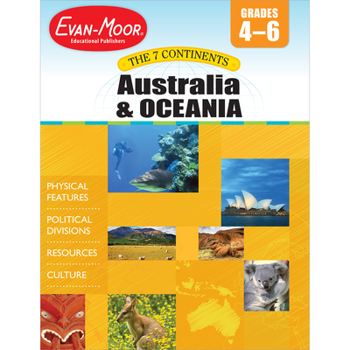 Paperback 7 Continents: Australia and Oceania, Grade 4 - 6 Teacher Resource Book