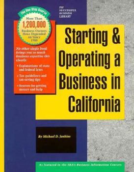 Hardcover Starting and Operating a Business in California Book