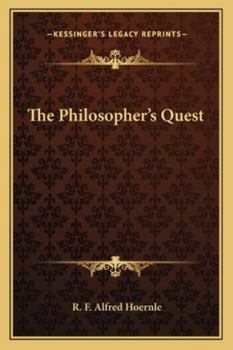Paperback The Philosopher's Quest Book