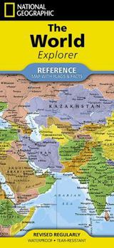 Misc. National Geographic World Explorer Map (Folded with Flags and Facts) Book