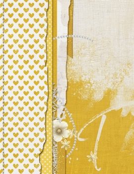 T: Monogrammed Gratitute Journal - Rejoice in Happy Moments - Inspirations Diary for Positivity, Balance, Joy