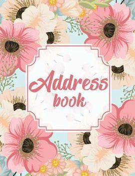 Paperback Address Book: Pretty Floral Watercolor - Large Address Book - For Record Over 300+ Contact to Sign in With Name, Addresses, Mobile, [Large Print] Book