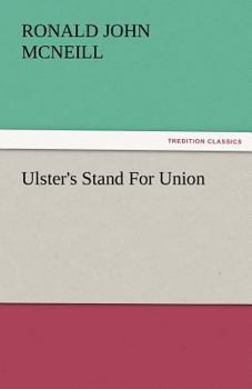 Paperback Ulster's Stand for Union Book