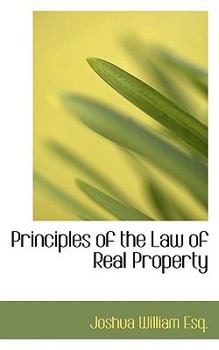 Paperback Principles of the Law of Real Property Book
