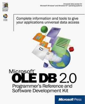 Paperback Microsoft OLE DB 2.0 Programmer's Reference and Data Access SDK [With *] Book