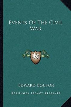 Events Of The Civil War