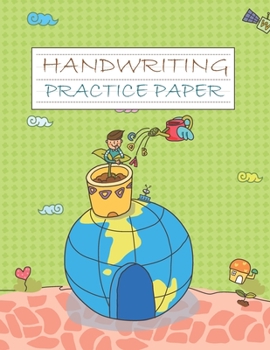 Paperback Handwriting Practice Paper. Kindergarten Workbook. Beginner to Tracing ABC Letters A-Z. Alphabet Handwriting Practice workbook for kids: Handwriting P [Large Print] Book