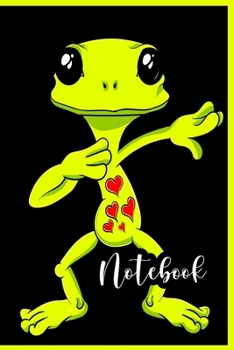 Notebook: Frog Lover Gift Dabbing Frog 6x9 In 120 Pages Notebook - Lined Notebook Journal For Girls, Men & Women - Perfect notebook for Students, Entrepreneurs & Teachers