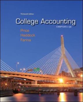 Hardcover College Accounting, Chapters 1-30 Book