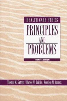 Paperback Health Care Ethics: Principles and Problems Book