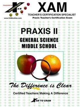 Paperback Praxis II General Science Middle School Book