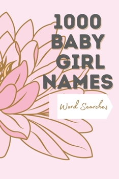 Paperback Baby Girl Names - Word Searches Book