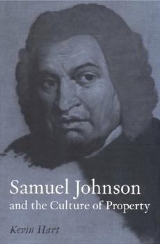 Hardcover Samuel Johnson and the Culture of Property Book