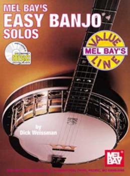 Paperback Mel Bay's Easy Banjo Solos [With CD (Audio)] Book