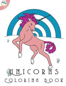 Paperback Unicorns Coloring Book