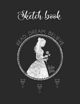 Composition Book: Disney Beauty The Beast Belle Dreamcatcher Graphic Lovely Composition Notes Notebook for Work Marble Size College Rule Lined for Student Journal 110 Pages of 8.5x11 Efficient Way to 