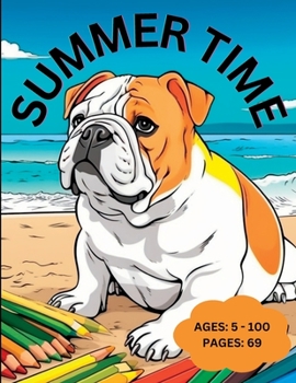 Paperback Summer Time Coloring Book