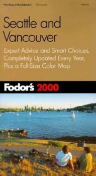 Paperback Fodor's Seattle & Vancouver 2000 Book