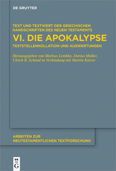Hardcover Die Apokalypse: Teststellenkollation Und Auswertungen [German] Book