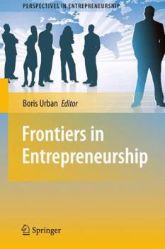 Paperback Frontiers in Entrepreneurship Book