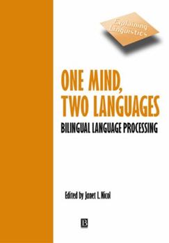Hardcover One Mind, Two Languages Book