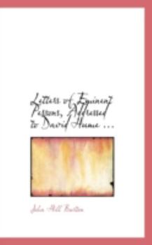 Paperback Letters of Eminent Persons, Addressed to David Hume Book