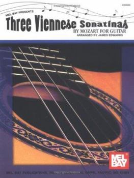 Paperback Mel Bay Three Viennese Sonatinas By Mozart for Guitar Book