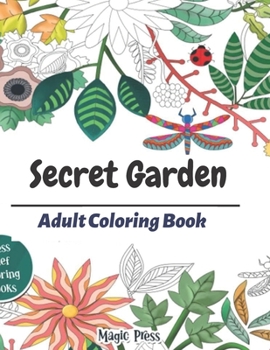 Paperback Garden Therapy: Anxiety Coloring Book for Teens and Adults to Reduce Stress and Worry Book