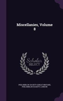 Hardcover Miscellanies, Volume 8 Book