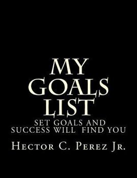Paperback My Goals List Book