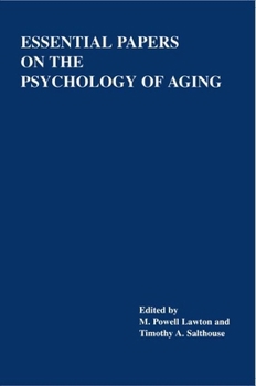 Paperback Essential Papers on the Psychology of Aging Book