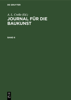 Hardcover Journal Für Die Baukunst. Band 6 [German] Book