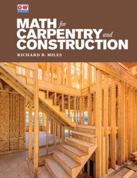 Paperback Math for Carpentry and Construction Book