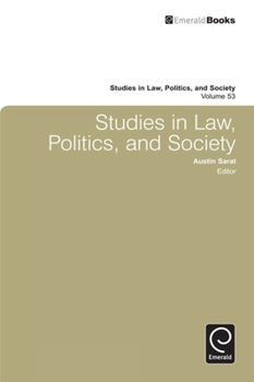 Hardcover Studies in Law, Politics, and Society Book